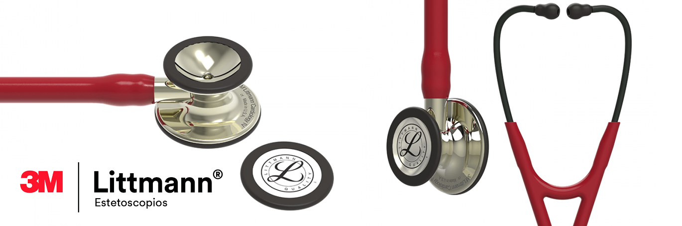 Estetoscopio Littmann Cardiology IV Borgoña / Acabado Champaña