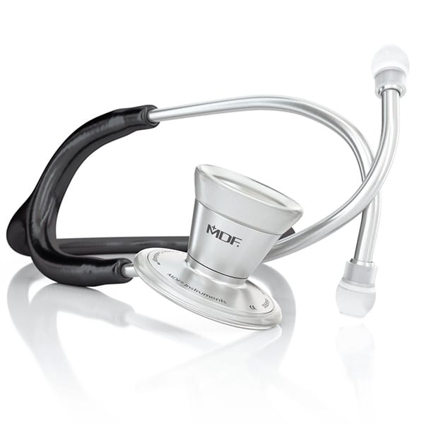 MDF ProCardial® Stainless Steel Stethoscope Black / Silver