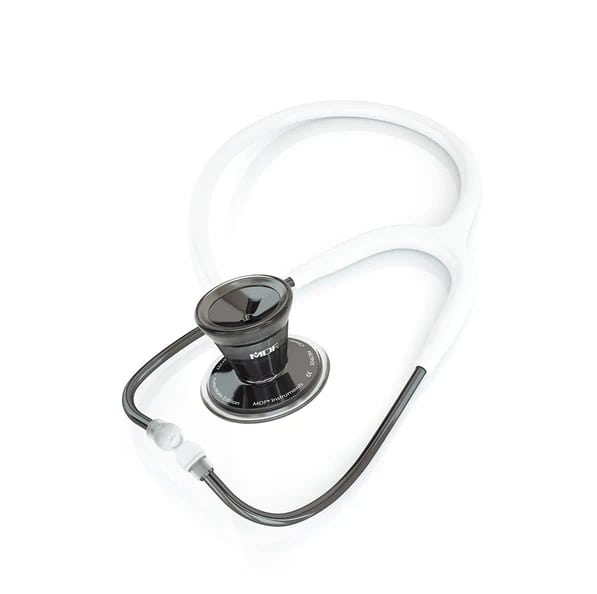 MDF ProCardial® Stainless Steel Stethoscope White / Perla Noire