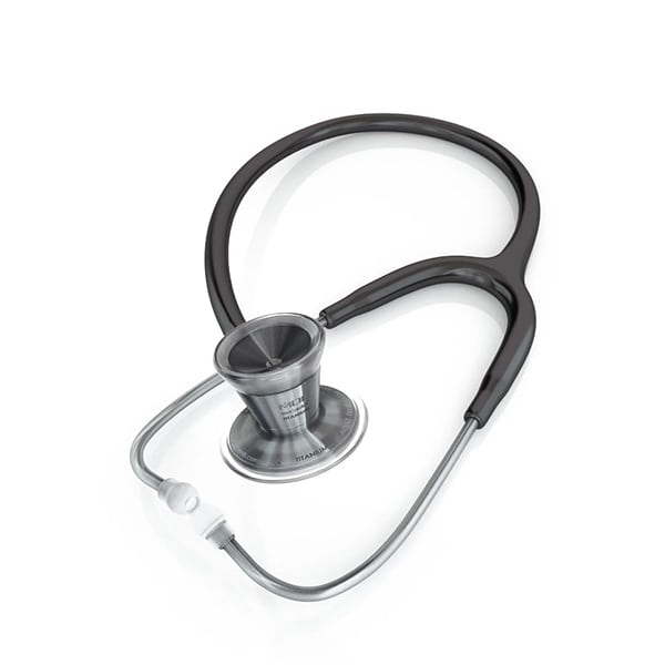 MDF ProCardial® Titanium Stethoscope Black / Metalika Stethoscope