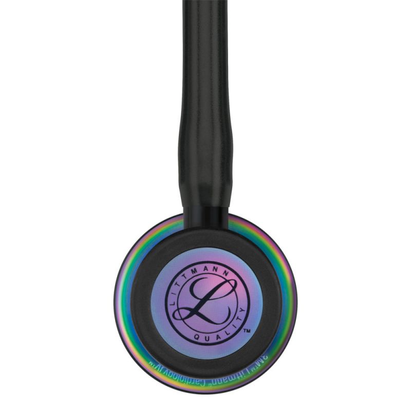Stethoscope Littmann Cardiology IV Black / Black Finish / Rainbow 6165