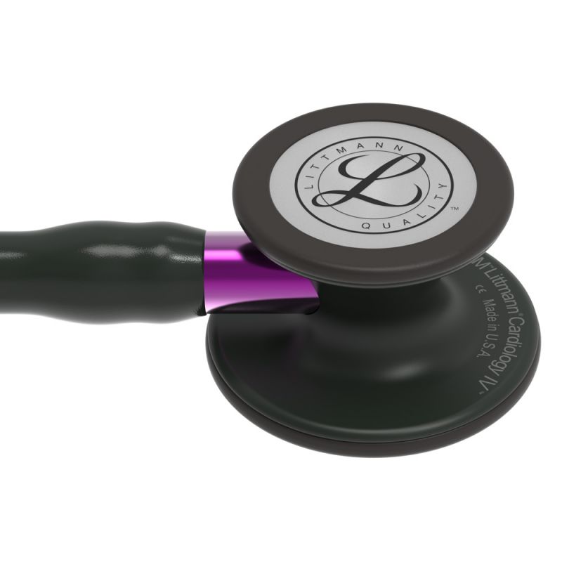 Stethoscope Littmann Cardiology IV Black / Black Finish / Violet Stem 6203