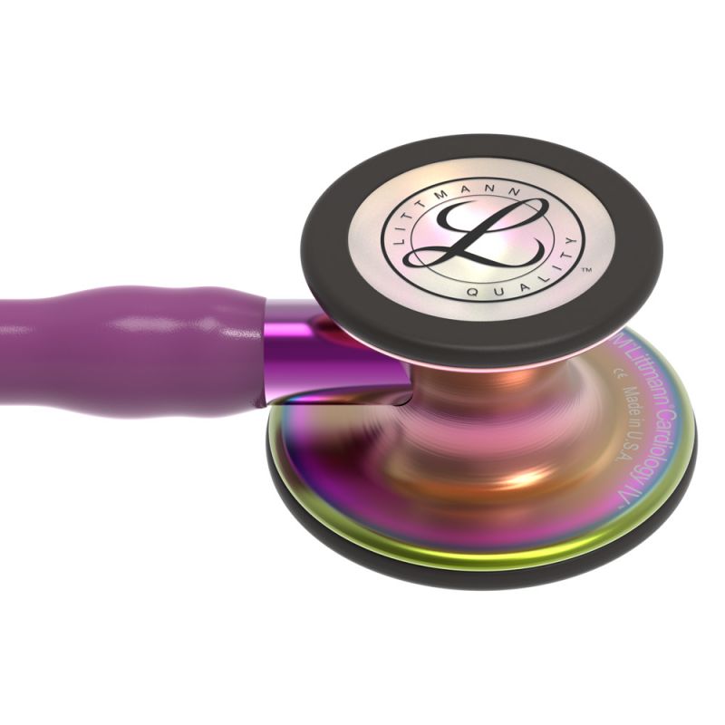 Stethoscope Littmann Cardiology IV Plum / Black Finish / Rainbow / Violet Stem 6205