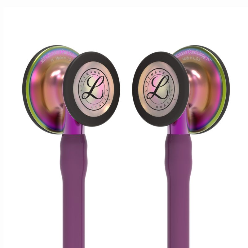 Stethoscope Littmann Cardiology IV Plum / Black Finish / Rainbow / Violet Stem 6205