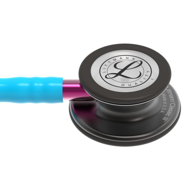Littmann Stethoscope Classic III Turquoise / Smoke Edition / Violet Stem 5872