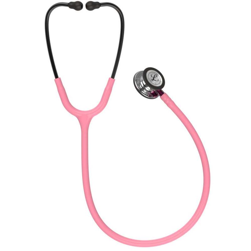 Littmann Stethoscope Classic III Pearl Pink / Mirror Finish / Violet Stem 5962