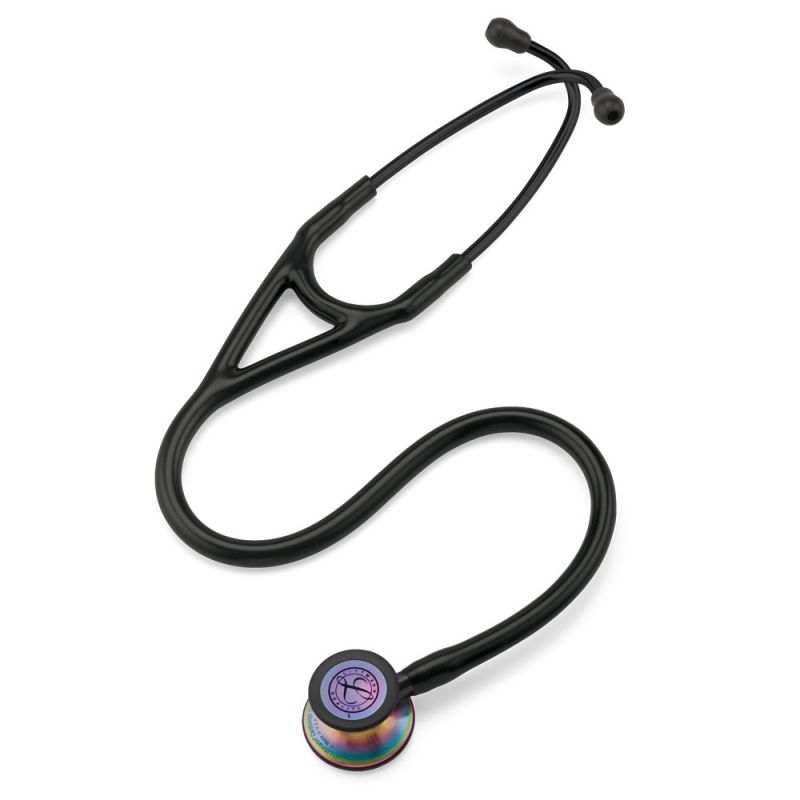 Stethoscope Littmann Cardiology IV Black / Black Finish / Rainbow 6165