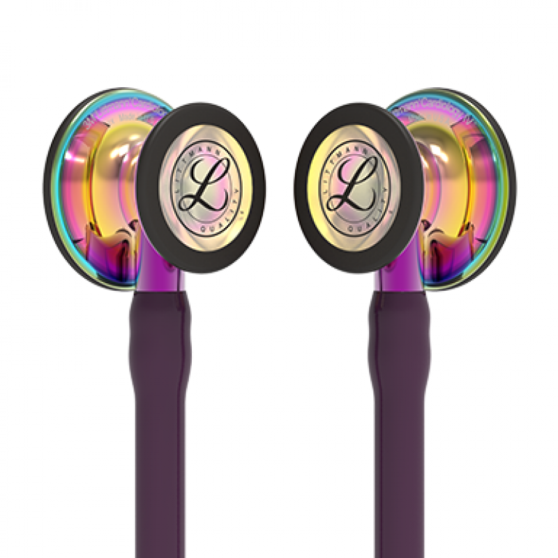 Littmann Stethoscope Cardiology IV Plum/ Rainbow / Violet Stem - Image 7