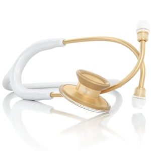MDF Acoustica® Stethoscope - White / Gold