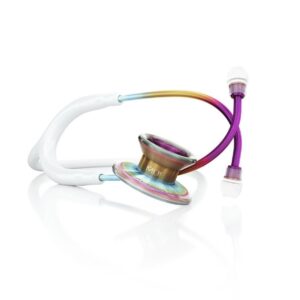 MDF MD One® EPOCH® Titanium Stethoscope - White / Kaleidoscope