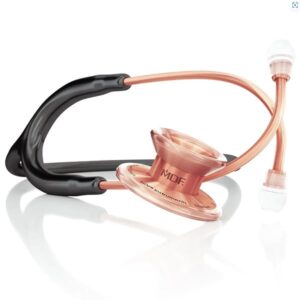MDF MD One® EPOCH® Titanium Stethoscope - Black / Rose Gold