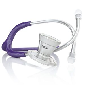 MDF ProCardial® Stainless Steel Stethoscope - Purple / Silver