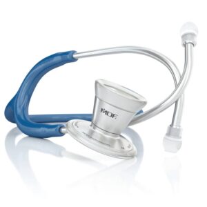 MDF ProCardial® Stainless Steel Stethoscope - Royal Blue / Silver