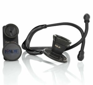 MDF ProCardial® ER Premier® Stainless Steel Stethoscope Adult & Pediatric - All Black