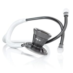MDF ProCardial® Stainless Steel Stethoscope - White / Perla Noire