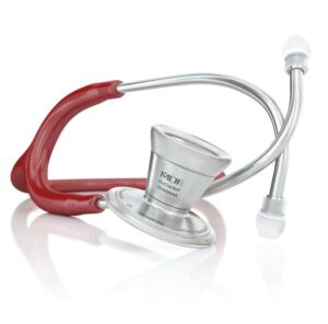 MDF ProCardial® Titanium Stethoscope - Burgundy / Silver
