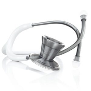 MDF ProCardial® Titanium Stethoscope - White / Metalika
