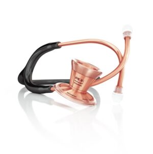 MDF ProCardial® Titanium Stethoscope - Black / Rose gold