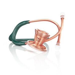 MDF ProCardial® Titanium Stethoscope - Green / Rose gold