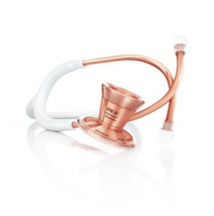 MDF ProCardial® Titanium Stethoscope - White / Rose gold
