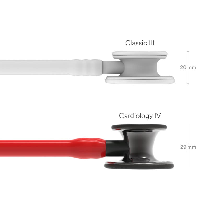 6182 littmann cardiology iv heart edition red