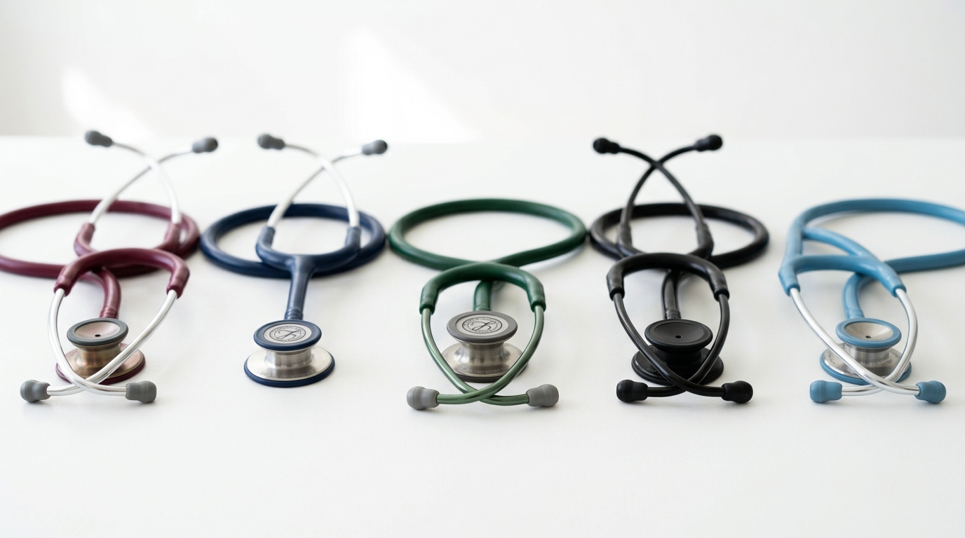 Lineup of Littmann models on white