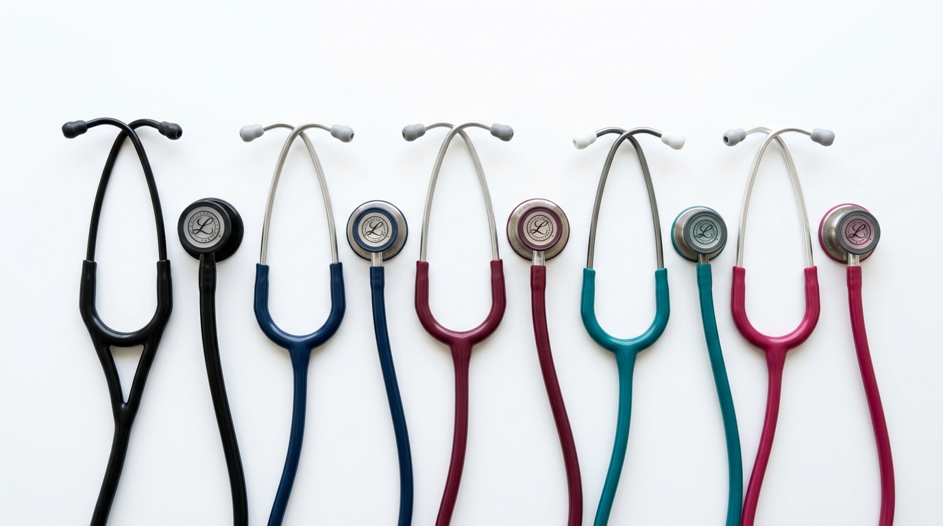 Lineup of Littmann models on white
