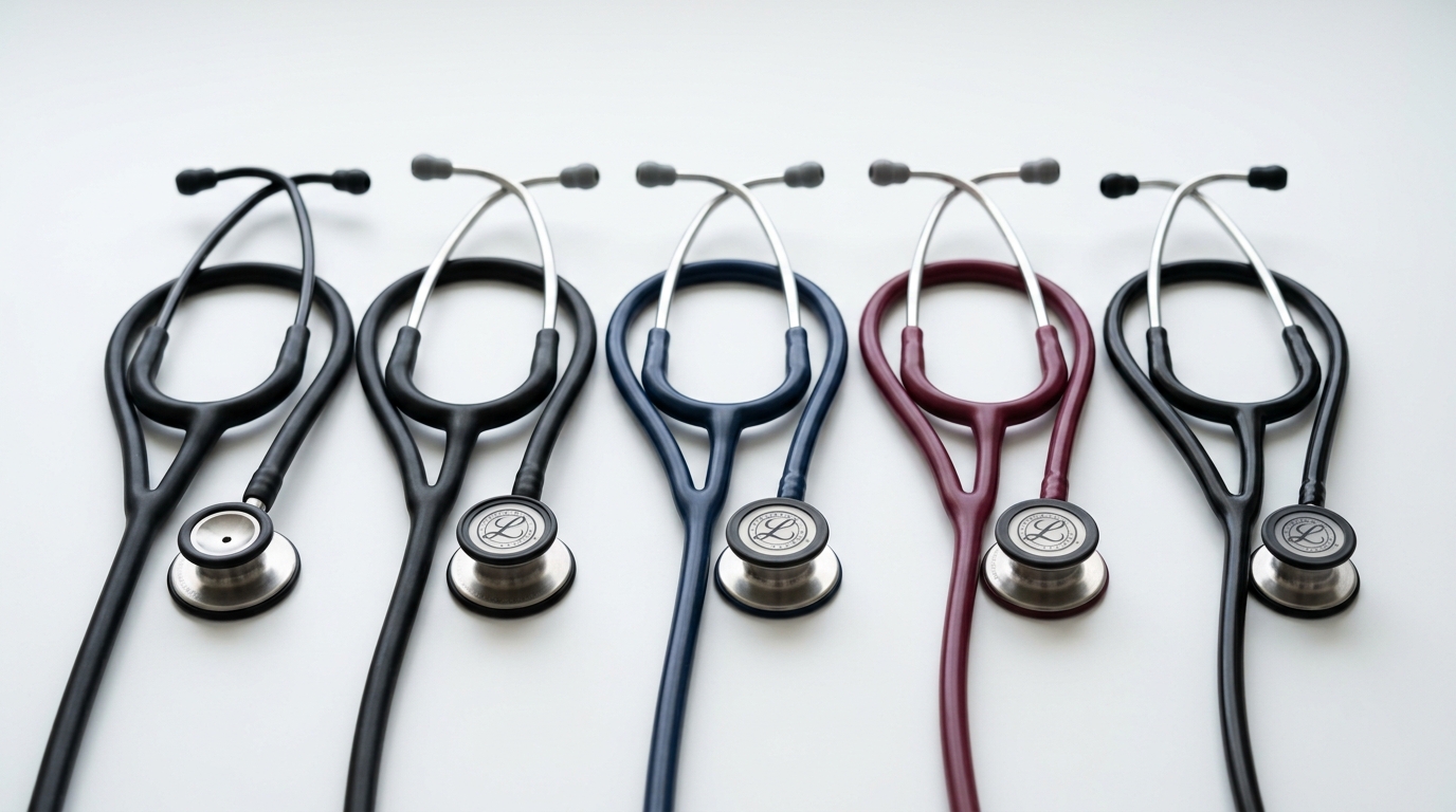 Lineup of Littmann models on white