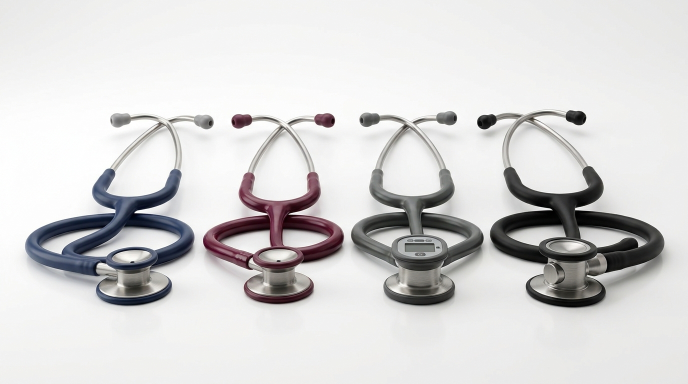Lineup of Littmann models on white